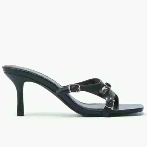 🖤NWT Arya Mule Heeled Sandal - Picture 5 of 8